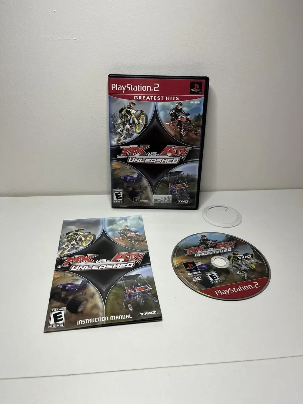 MX Vs ATV Unleashed (Sony PlayStation 2 PS2) Complete CIB W Manual